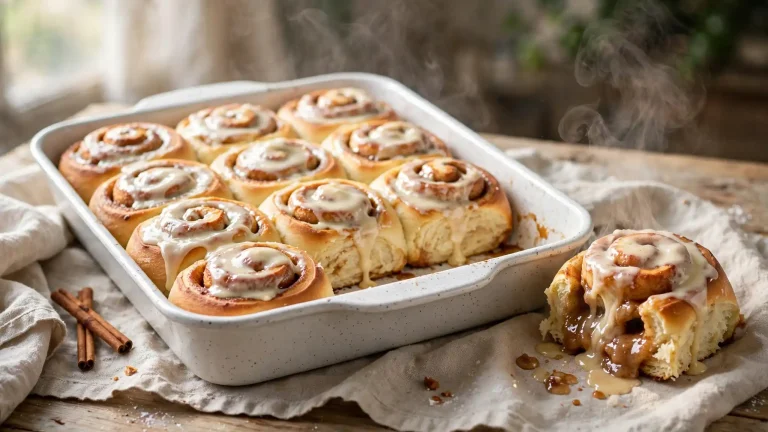 cinnamon rolls with cream cheese frosting